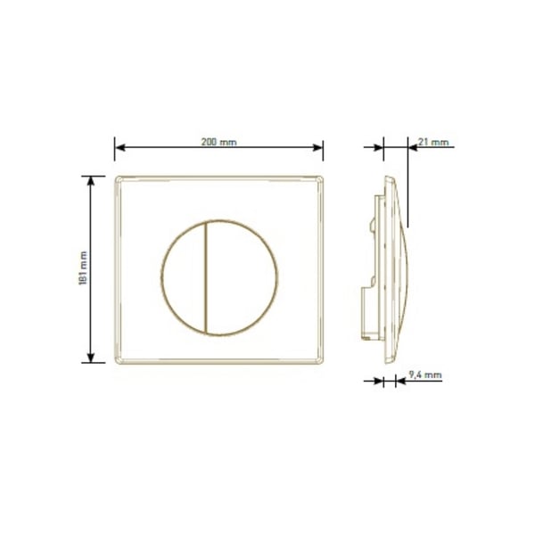 Πλακέτα Media White Siamp 111912